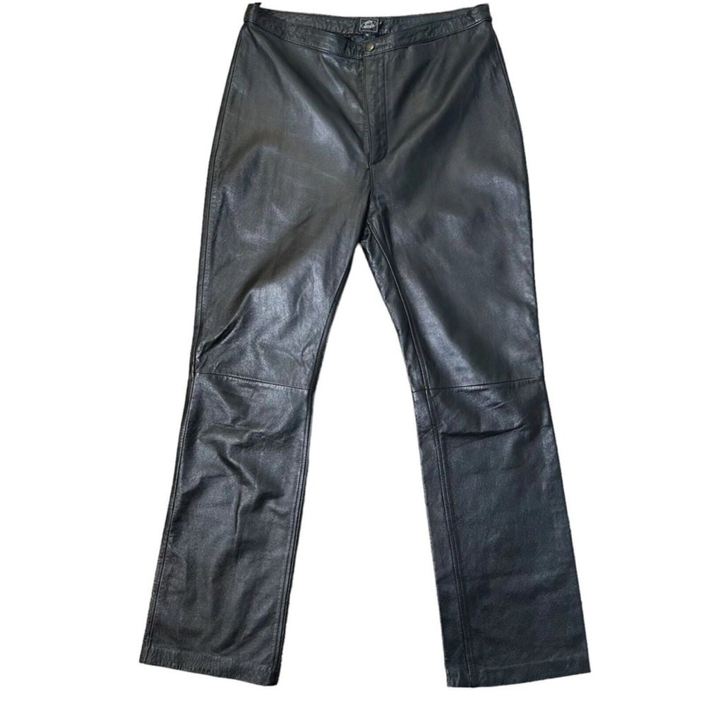 Steve Madden black leather pants size 6
